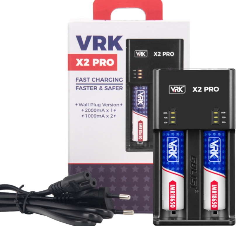 VRK X2 PRO Lightning Fast Charger Wall Plug Version